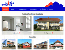 Tablet Screenshot of fjarasbygg.se